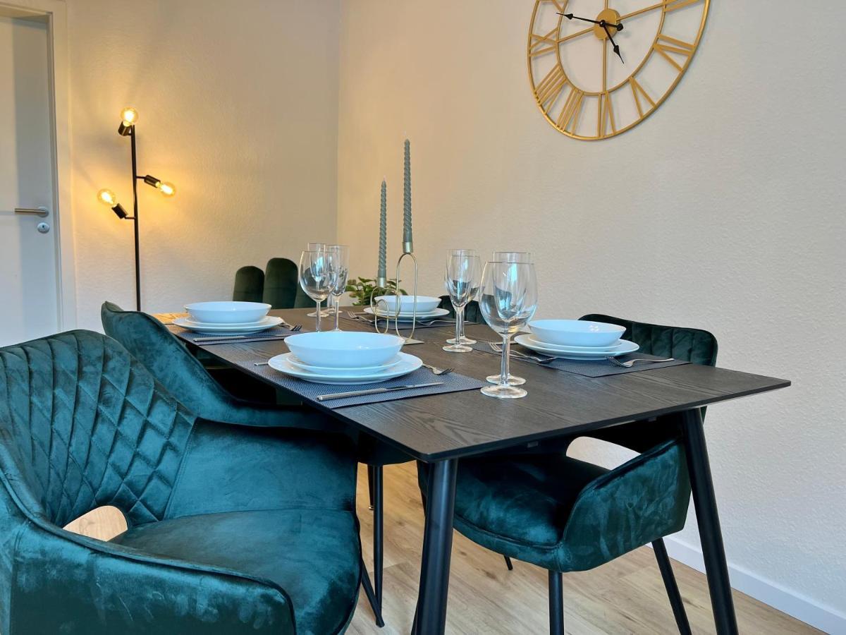 Design Apartment Mit Balkon - Kueche - Netflix Essen Eksteriør bilde